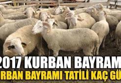 2017 Kurban Bayramı tatili kaç gün? Kurban bayramı ne zaman?