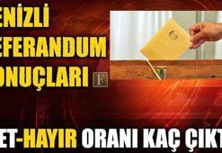 Denizli referandum sonuçları 2017 (Denizli Evet-Hayır oranı kaç çıktı?)