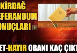 Tekirdağ referandum sonuçları 2017 (Tekirdağ Evet-Hayır oranı kaç çıktı?)