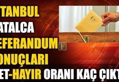 Çatalca referandum sonuçları (2017 İstanbul Çatalca Evet-Hayır oranları)