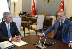 Cumhurbaşkanı Erdoğan F1 CEO'su ile görüştü