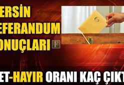 Mersin referandum sonuçları (2017 Mersin seçim sonuçları)