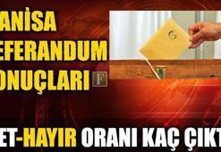 Manisa referandum sonuçları (2017 Manisa seçim sonuçları)