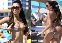 Almanya'nın Kim Kardashian'ı Metisha Schaefer Miami'de!