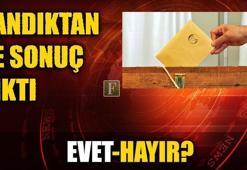 YSK sandık sorgulama! Sandığımdan Evet mi Hayır mı çıktı?