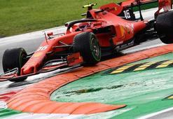 İtalya GP 1. antrenman: Islak seansın lideri Leclerc!
