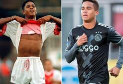 Kluivert'in oğlu Justin Kluivert'dan klas hareket!