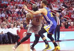 Rockets-Warriors maçı rekorlara sahne oldu