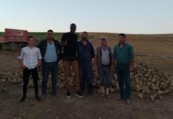 Mamadou Samassa, bir gününü köyde geçirerek gönülleri fethetti