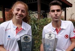 Dünya şampiyonu liseli tenisçiler hedef Grand Slam