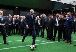 Cumhurbaşkanı Erdoğan'dan Marcel Desailly'e penaltı!