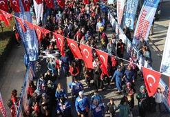 Kocaeli'de binler Cumhuriyet için koştu