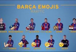 Barcelona'nın emoji uygulamasında sıra Rakitic'in