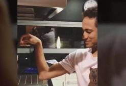 Neymar'dan Nusret taklidi!