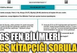 2017 YGS Fen Bilimleri sorular ve cevapları