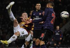 Arsenal de kupaya veda etti: 4-3