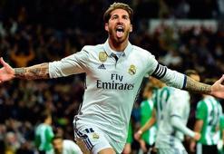 Sergio Ramos golleriyle forvetleri kıskandırıyor