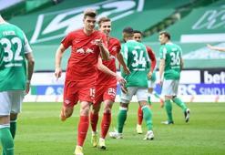 Sörloth'tan Bundesliga'da bir ilk! İki gol birden attı