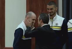 Ali Koç, Ramil Guliyev'i alnından öptü