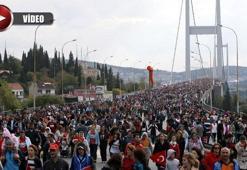 Boğaz'da maraton keyfi