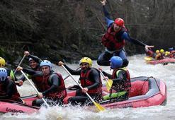 Melen Çayı'nda rafting sezonu açıldı