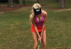 Golfün güzeli Elise Lobb