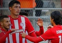 Olympiakos evinde kazandı