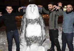 Kardan kartal yaptılar!