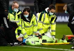 Wolverhampton-Liverpool maçında talihsiz an! Rui Patricio hastaneye kaldırıldı
