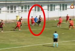 Galatasaray'ın genç futbolcusu şov yaptı!