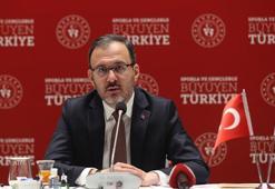 Bakan Kasapoğlu'ndan kulüplerin yapısı ve stad zemini açıklaması