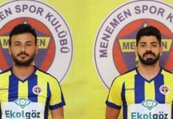 Menemenspor Galip Güzel ve Semih Ceylan'ı gönderdi