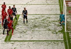Allianz Arena'da hiç kar yağmamış gibi! Bayern Münih - Bielefeld...