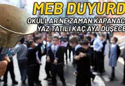Okullar ne zaman tatil olacak? 2019 Yaz tatili ne zaman başlıyor?
