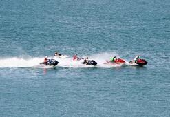 Türkiye Su Jeti ve Flyboard Şampiyonası'nın finalleri Tunceli'de