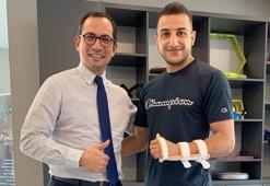 Milli judocu Bilal Çiloğlu'nun fizik tedavi süreci başladı