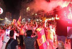 Türkiye'nin dört bir yanında Galatasaray sevinci