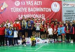 Badmintonda 13 Yaş Altı Türkiye Şampiyonası sona erdi