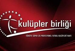 İşte Kulüpler Birliği'ndeki görev dağılımı