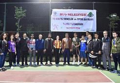 Muş'ta 19 Mayıs Tenis Turnuvası