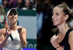 WTA Finalleri | Elina Svitolina ve Karoline Pliskova galibiyetle başladı!