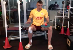 Fernando Muslera özel olarak antrenmanlarını sürdürüyor!