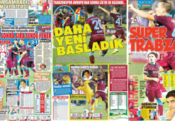 Yerel basından Trabzonspor'a övgü: 'Bu Trabzon herkesi yener'