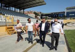 Eyüp Stadı TFF kriterlerine uygun hale getiriliyor