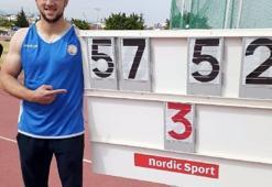Osmangazili atletten rekor