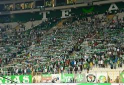 Bursaspor taraftarından yönetime destek