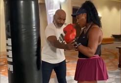 Serena Williams ve hocası Mike Tyson!