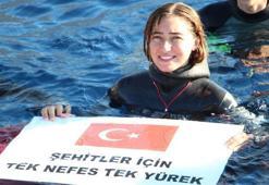 Tek nefesle 110m daldı, rekor kırdı
