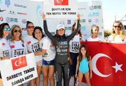 Şahika Ercümen 110 metre dalarak dünya rekoru kırdı