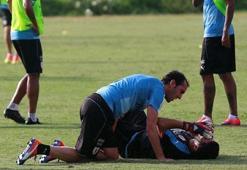 Muslera'ya özendi, ağır sakatlandı